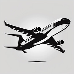 Logo samolotu - obrazy, fototapety, plakaty