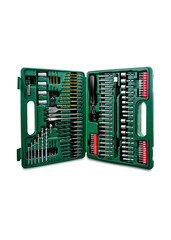 Hardware tool set in green case