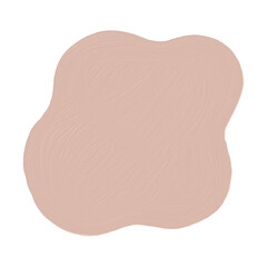 pastel blob oil painting shape.