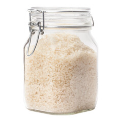 Rice In A Jar Isolated - 571228948