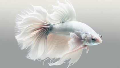 An siamese betta fish Ai generative image