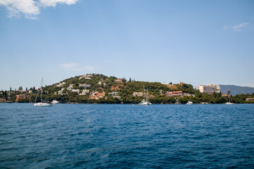 Gouvia harbor exit, Corfu, Greece