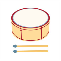 Musical Instrument drum and drumstick for your hobby