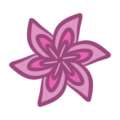 pink flower vector