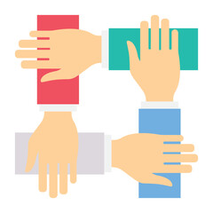 charityprotest and hands up