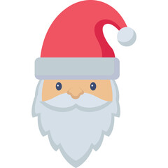 christmassanta claus and face