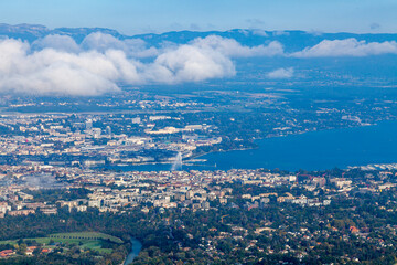 aerial view of Geneva