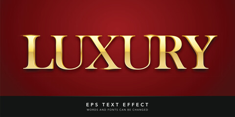 luxury 3d editable text effect