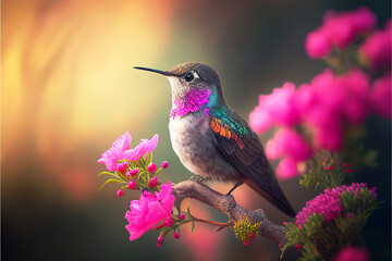 colibri, beija flor, hummingbird, bird, generative ai	