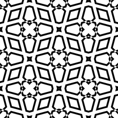black and white pattern vector, seamless, design, wallpaper, geometric, illustration, texture, decoration.