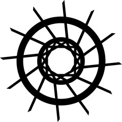 steering wheel isolated on white  marine, cruise, symbol, white.