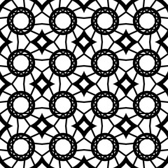 seamless pattern with circles wheel texture  mechanical, black, shape, tile, work, element.