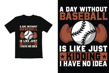 Baseball t shirt design print ready vector file for t shirt and other 