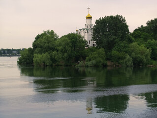 Obraz premium City of Dnipro. Old church. Ukraine. Europe.