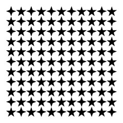 Background of seamless stars pattern