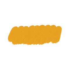 Yellow brush oil painting.
