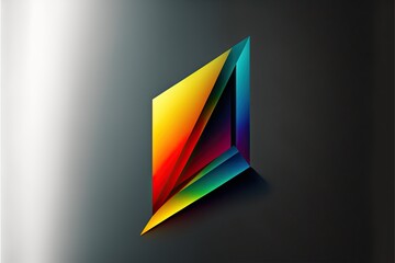 Multicolored minimalistic universal logo