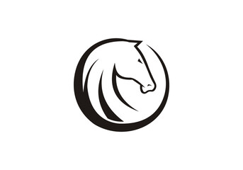 Vector icon and logo design element - horse vector © GRAY