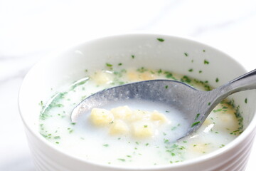 じゃがいもと野菜のポタージュ