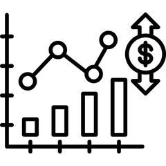 Market Fluctuation Icon