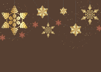 golden christmas background