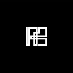 Modern Ab Initial logo vector design