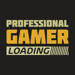 Custom retro vintage Gaming Tshirt design template
