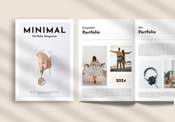 Minima Portfolio Magazine Layout