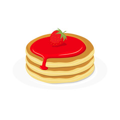 Pancake Illustration