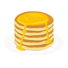 Pancake Illustration