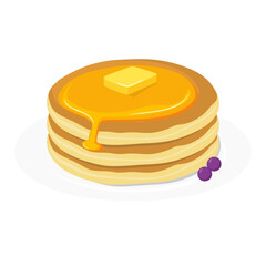 Pancake Illustration