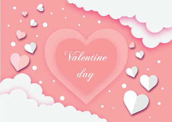 pink background with hearts