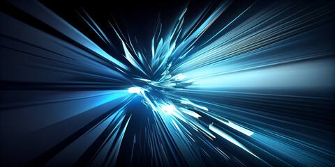 Abstract blue tech background