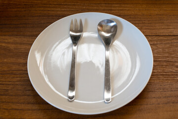 空の皿(テーブルマナー)