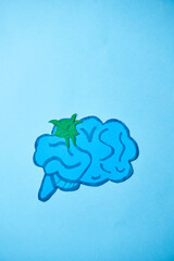 Paper handicrafts, brain cancer tumor