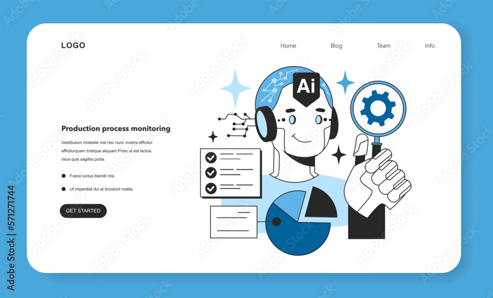 Poster neural network in production process monitoring. self-learning computing