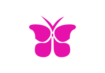 Vector - Butterfly simple conceptual icon. Logos. Vector illustration