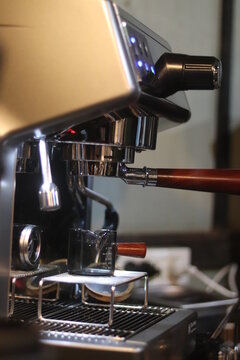 Espresso Machine In A Cafe