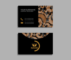 card template,  business card template, vector double-sided creative Professional modern simple business card template design.