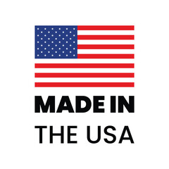 Made in the USA icon vector,Premium Quality by made in the usa emblem