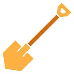 shovel icon illustration