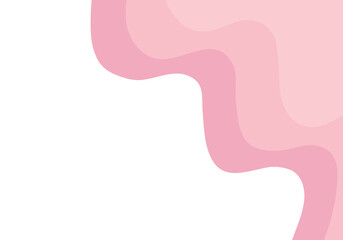 Modern dynamic color tone background pink waves of movement of curved stripes of soft pink and dark...
