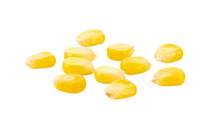 corn seeds isolated on transparent png