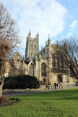 Gloucester Cathedral from the west.