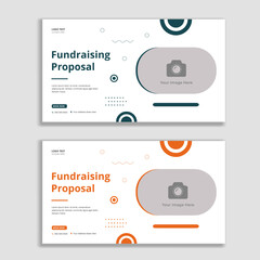 Child charity social media and web banner template