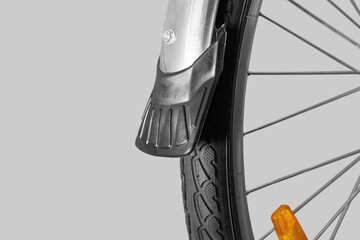 Bicycle wheel front.
