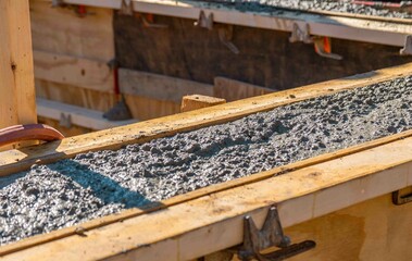 Industrial Construction Concrete Pour