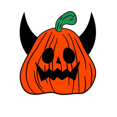 halloween pumpkin ghost
