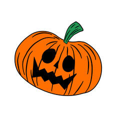 halloween pumpkin ghost