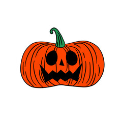 halloween pumpkin ghost